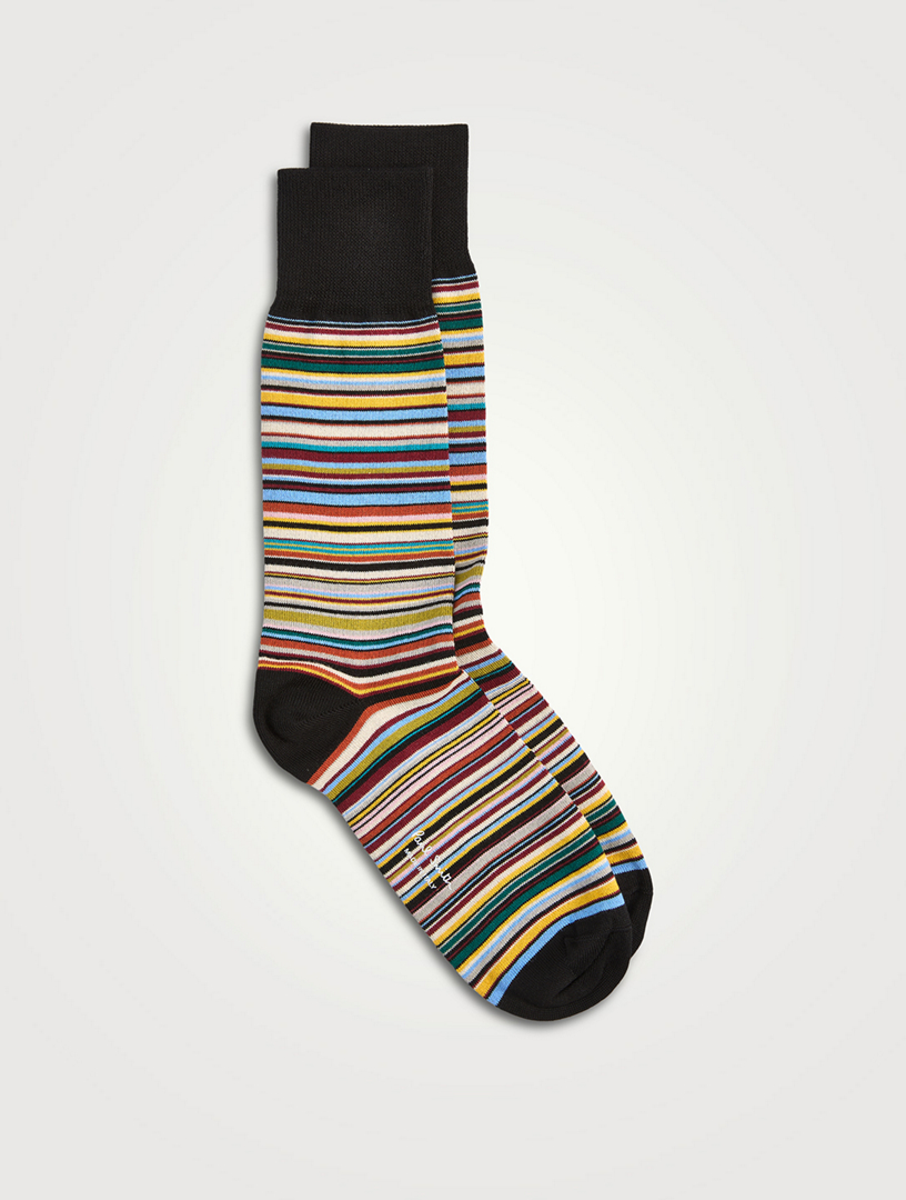Signature Striped Socks