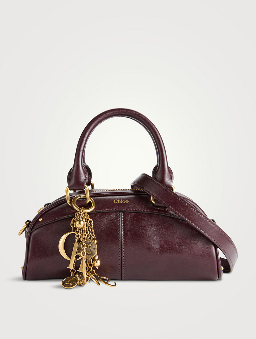 Small Chloé Leather Bowling Bag