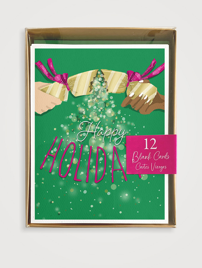 Lot de 12 cartes de vÅ“ux vierges Cracker Chic