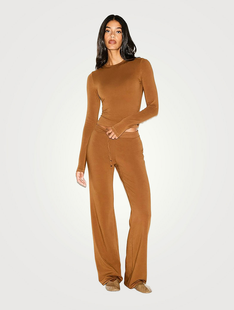 SKIMS Cotton Jersey Long-Sleeve T-Shirt Holt Renfrew