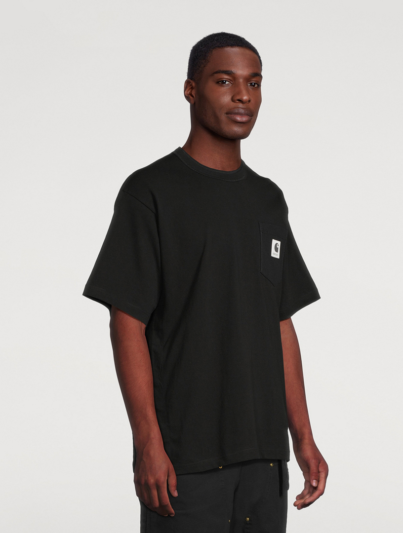 Carhartt WIP × sacai T-Shirt BLACK 3 Sacai x Carhartt WIP Cotton T-shirt | Black | FARFETCH CA