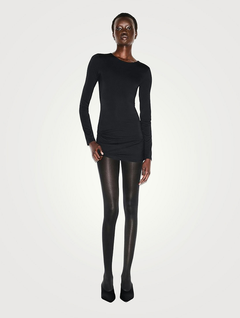 brown faux leather dress Brown Faux Leather Bodycon Mini Dress | Mini Dress main image 1
