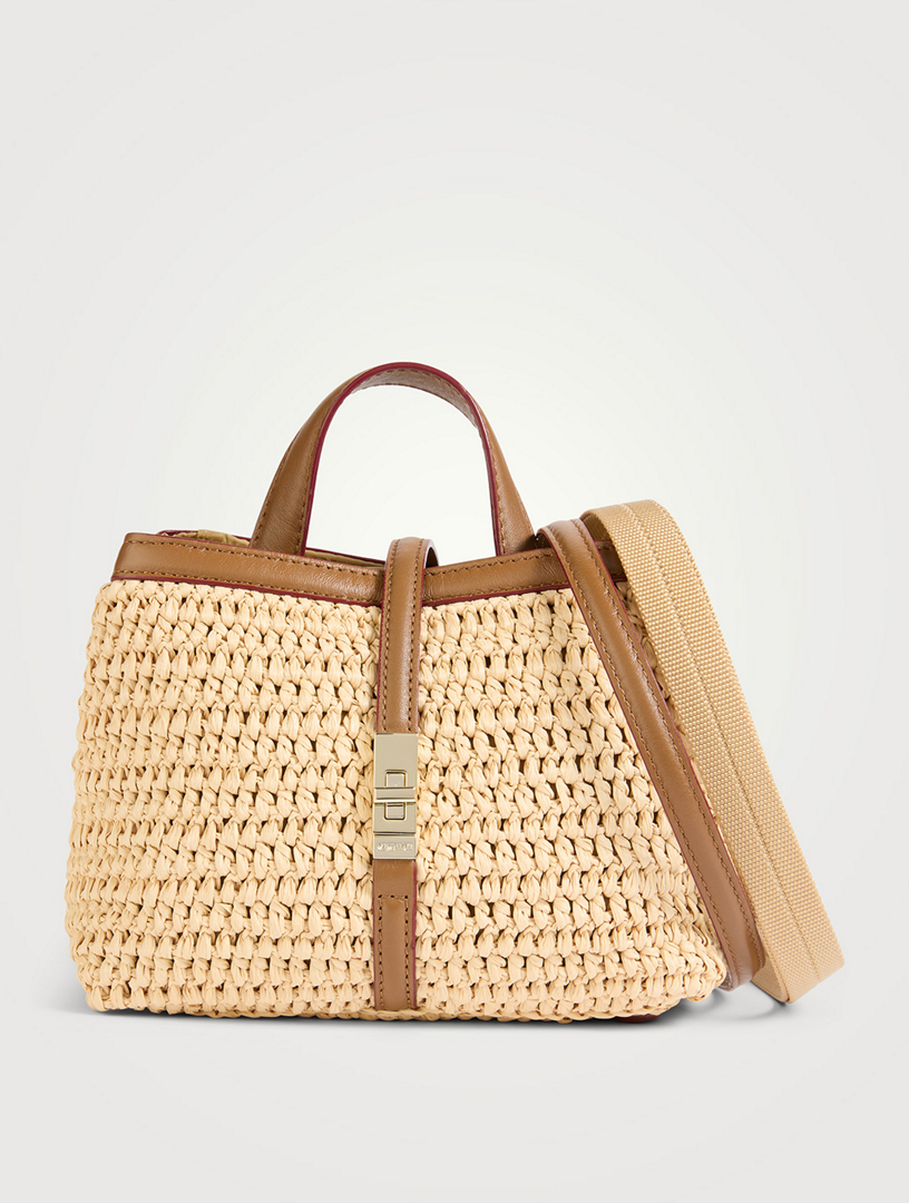 MZ WALLACE Mini Astor Crochet Top Handle Bag | Holt Renfrew