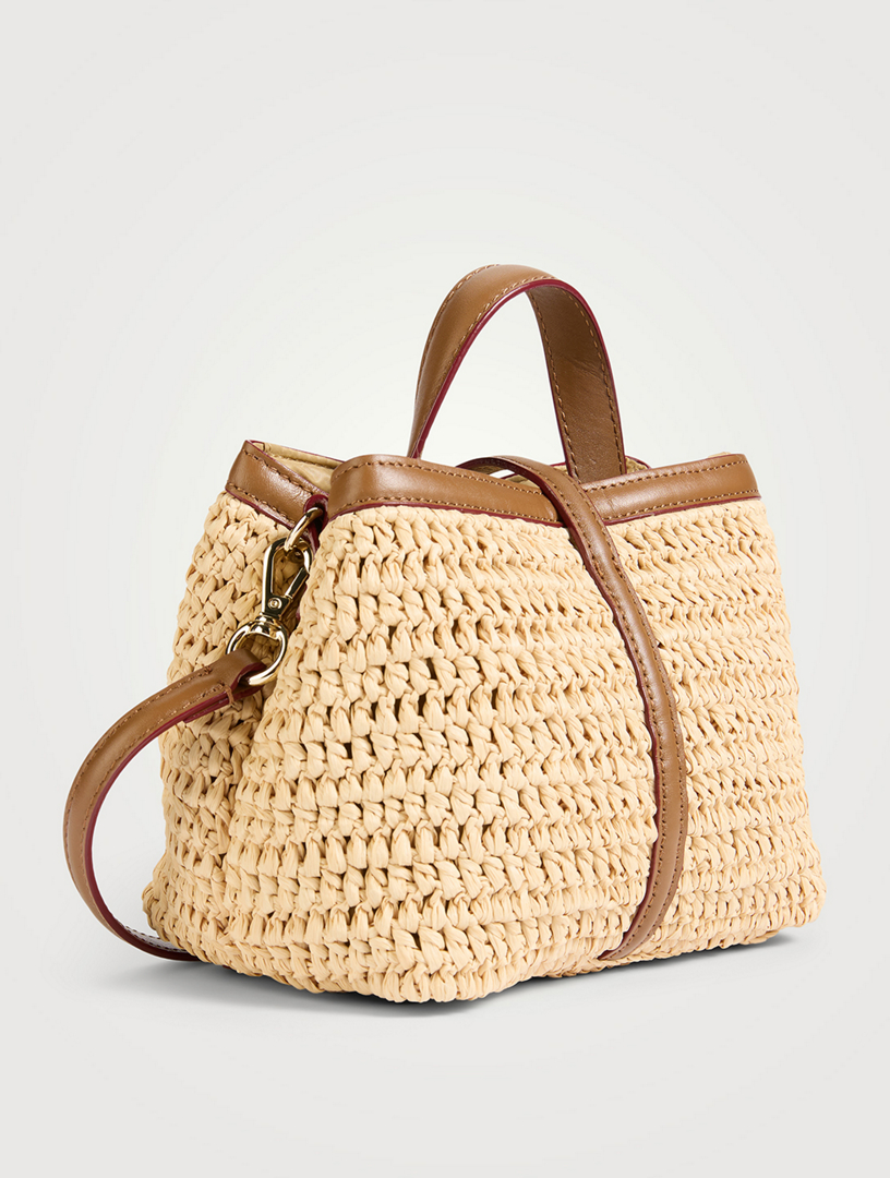 MZ WALLACE Mini Astor Crochet Top Handle Bag | Holt Renfrew