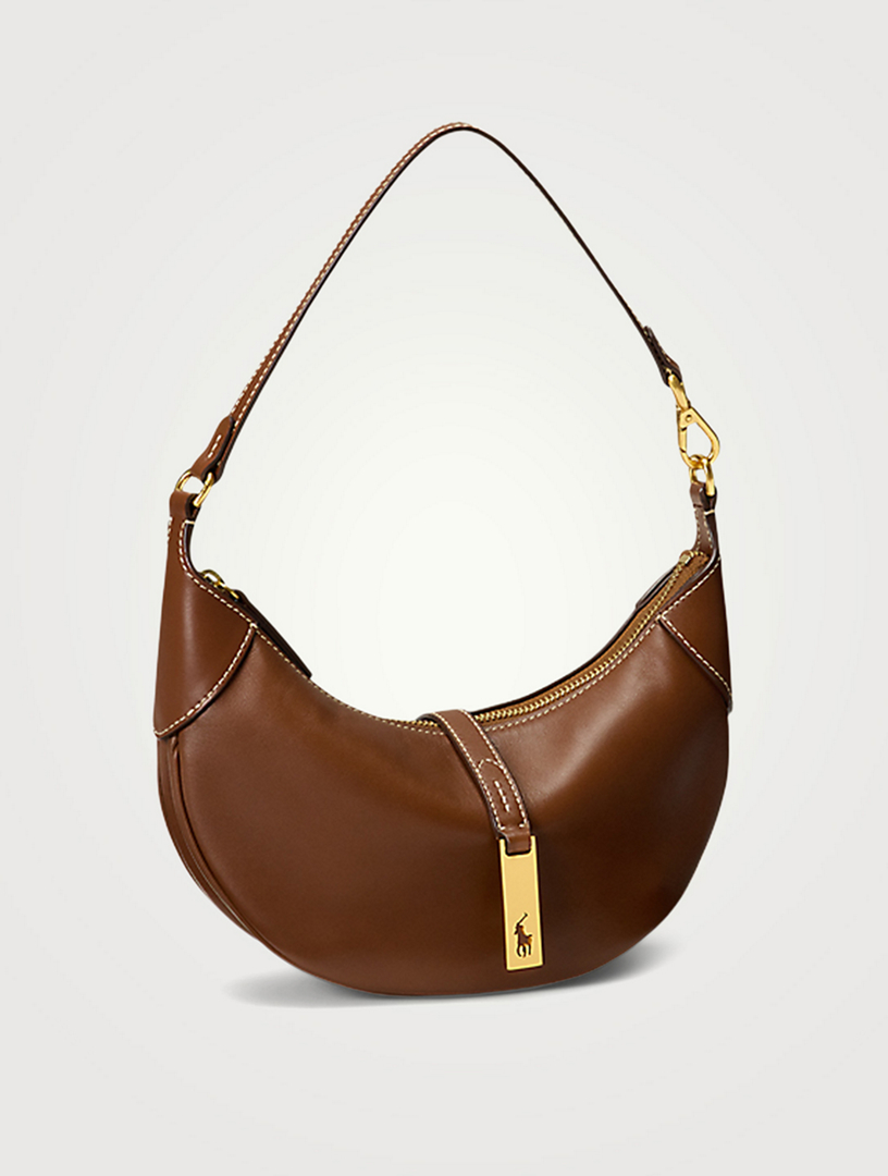 POLO RALPH LAUREN Mini Polo ID Leather Shoulder Bag | Holt Renfrew