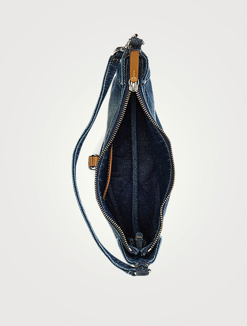 POLO RALPH LAUREN Mini Polo ID Denim Shoulder Bag | Holt Renfrew