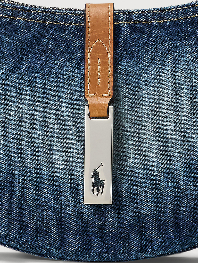 POLO RALPH LAUREN Mini Polo ID Denim Shoulder Bag | Holt Renfrew