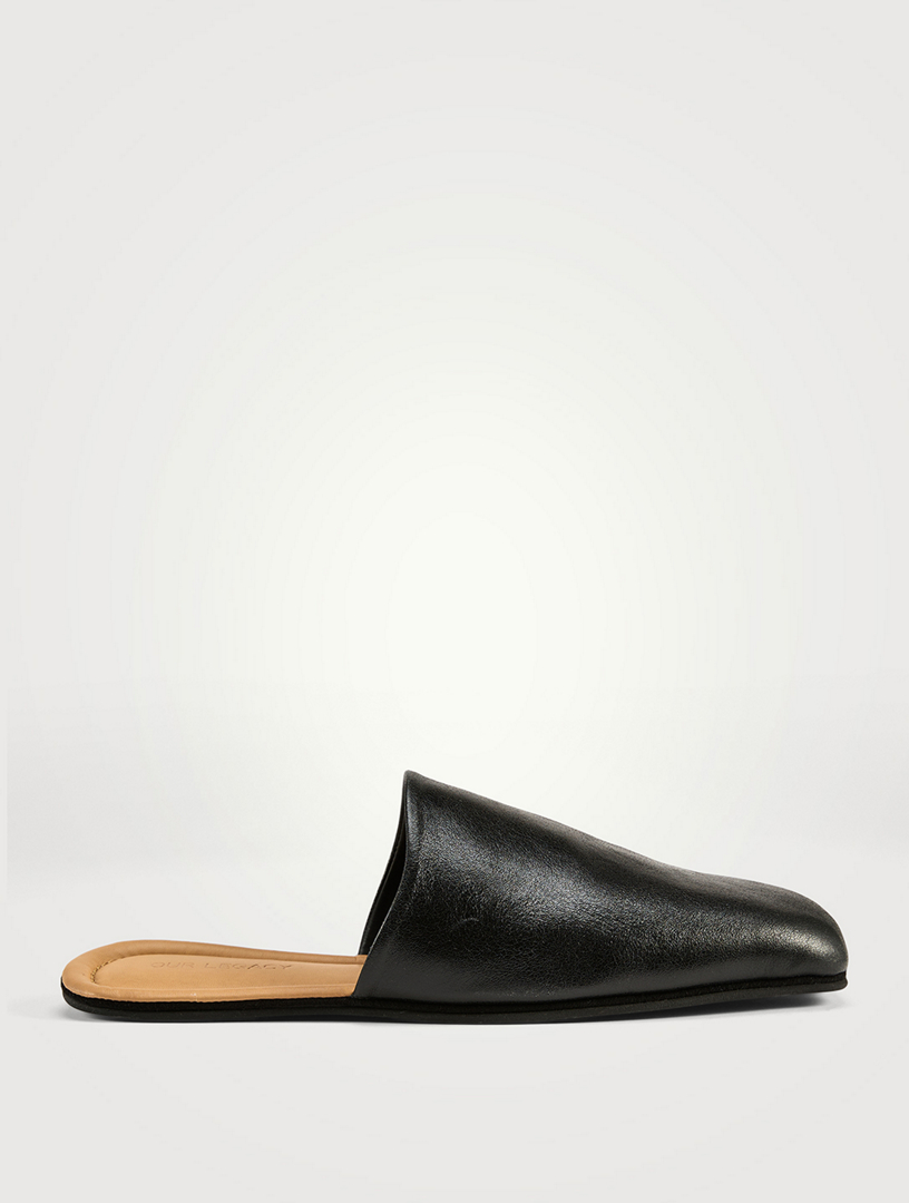 Pantoufles Cigarr en cuir