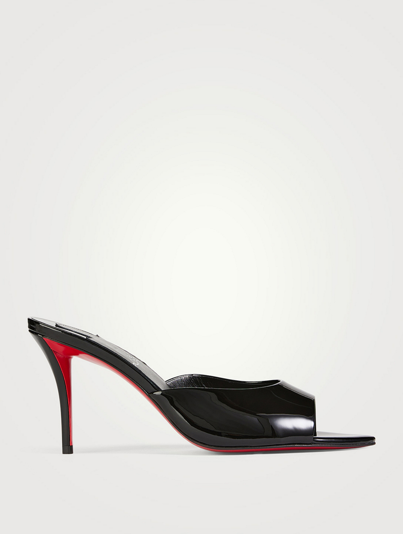 CHRISTIAN LOUBOUTIN Miss Z Patent Leather Mules | Holt Renfrew