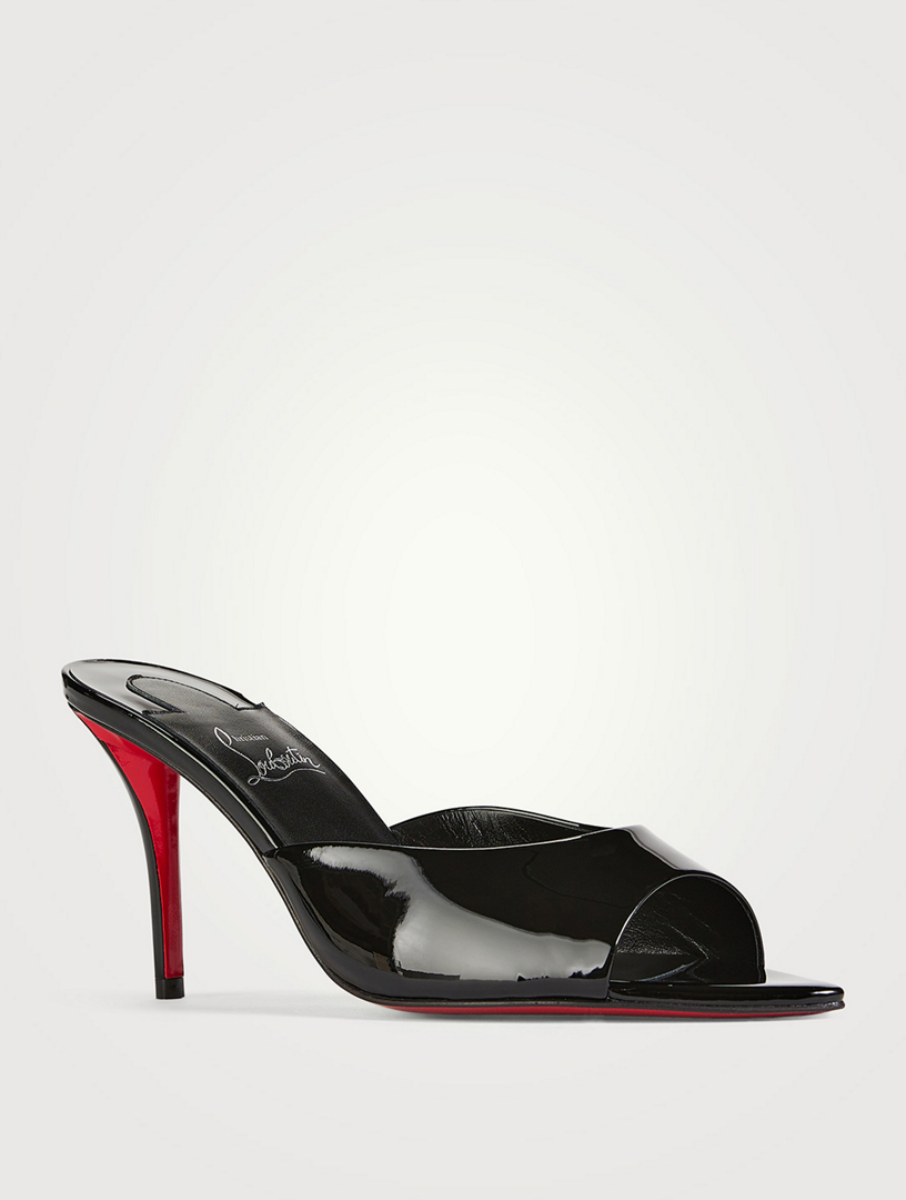 CHRISTIAN LOUBOUTIN Miss Z Patent Leather Mules | Holt Renfrew