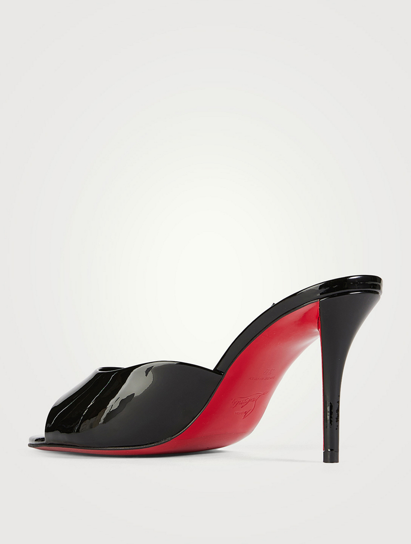 CHRISTIAN LOUBOUTIN Miss Z Patent Leather Mules | Holt Renfrew