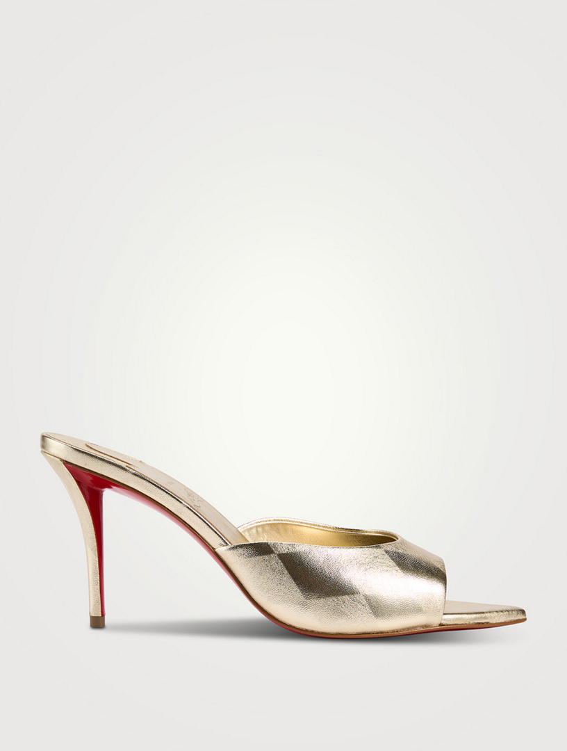 Mules Miss Z en cuir de vachette