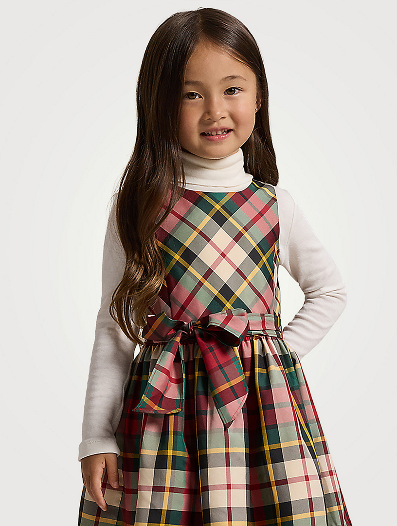 POLO RALPH LAUREN Plaid Taffeta Dress | Holt Renfrew