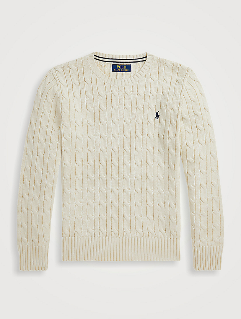 く*君様 958 OLD RALPH LAUREN 上質 厚手 コットン ロング POLO RALPH LAUREN Cable-Knit Cotton Sweater | Holt Renfrew