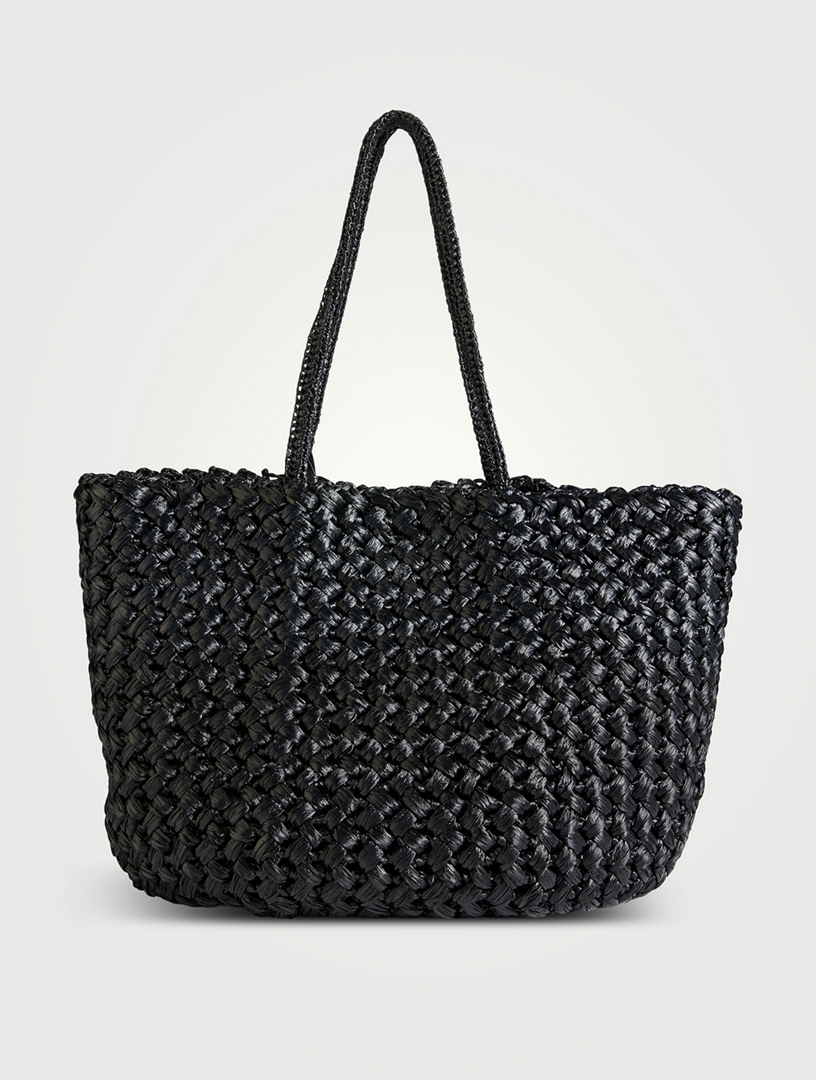 THE ROW Large Estelle Two Raffia Tote Bag | Holt Renfrew