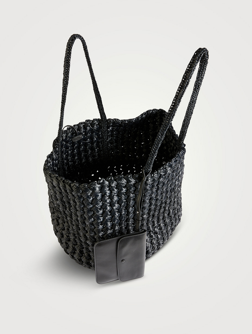 THE ROW Large Estelle Two Raffia Tote Bag | Holt Renfrew