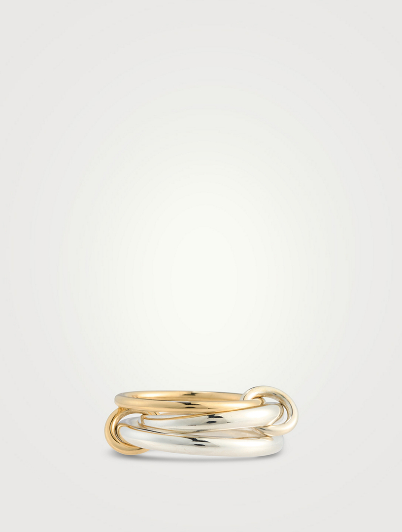 Scorpio SG 18K Yellow Gold And Sterling Silver Ring