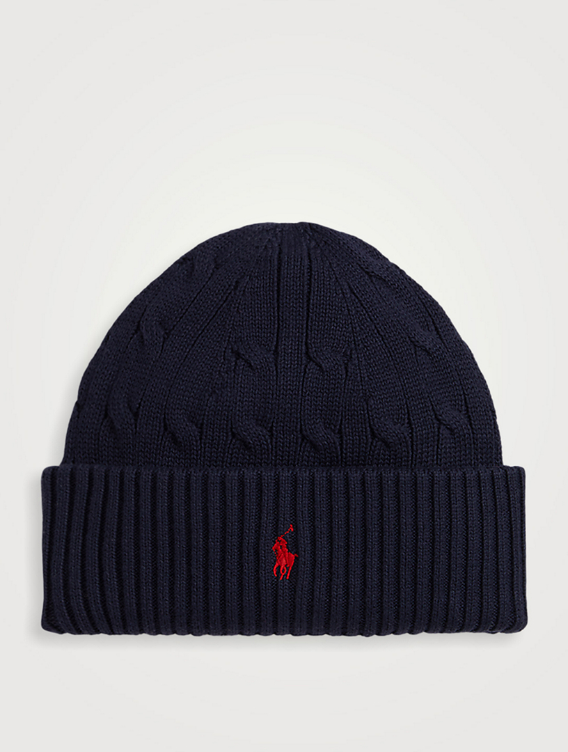 Cable-Knit Cotton Hat