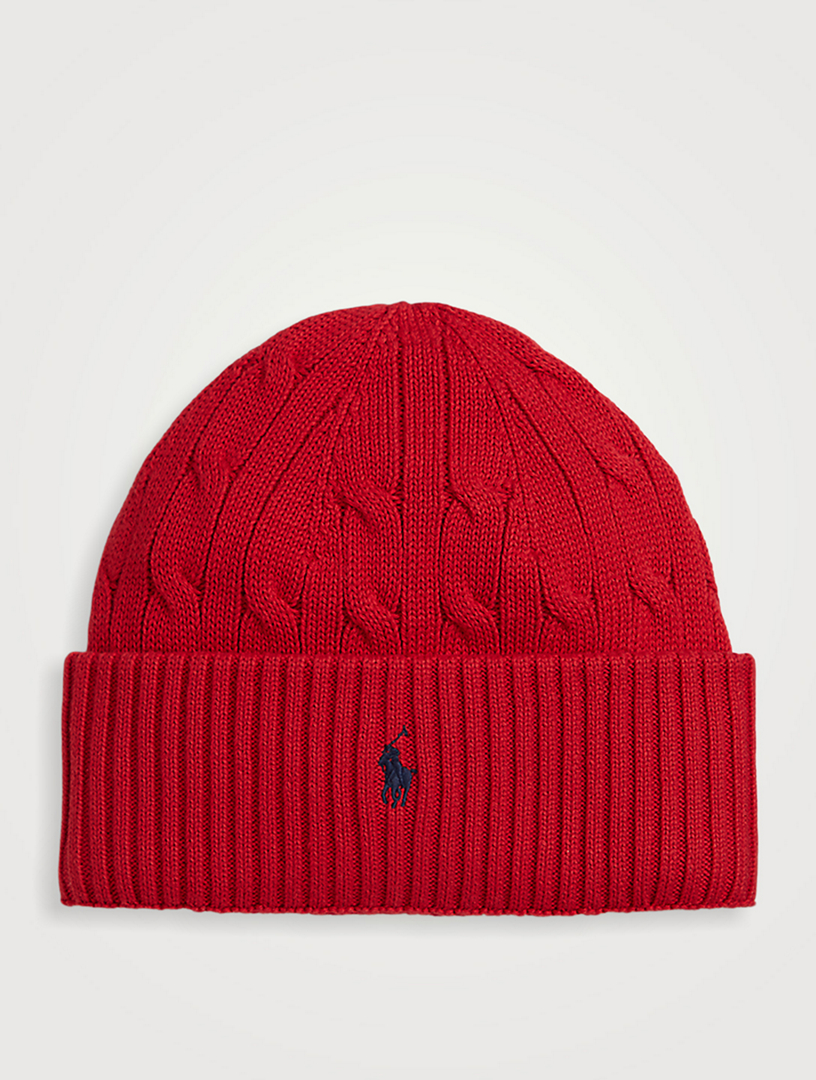 Cable-Knit Cotton Hat
