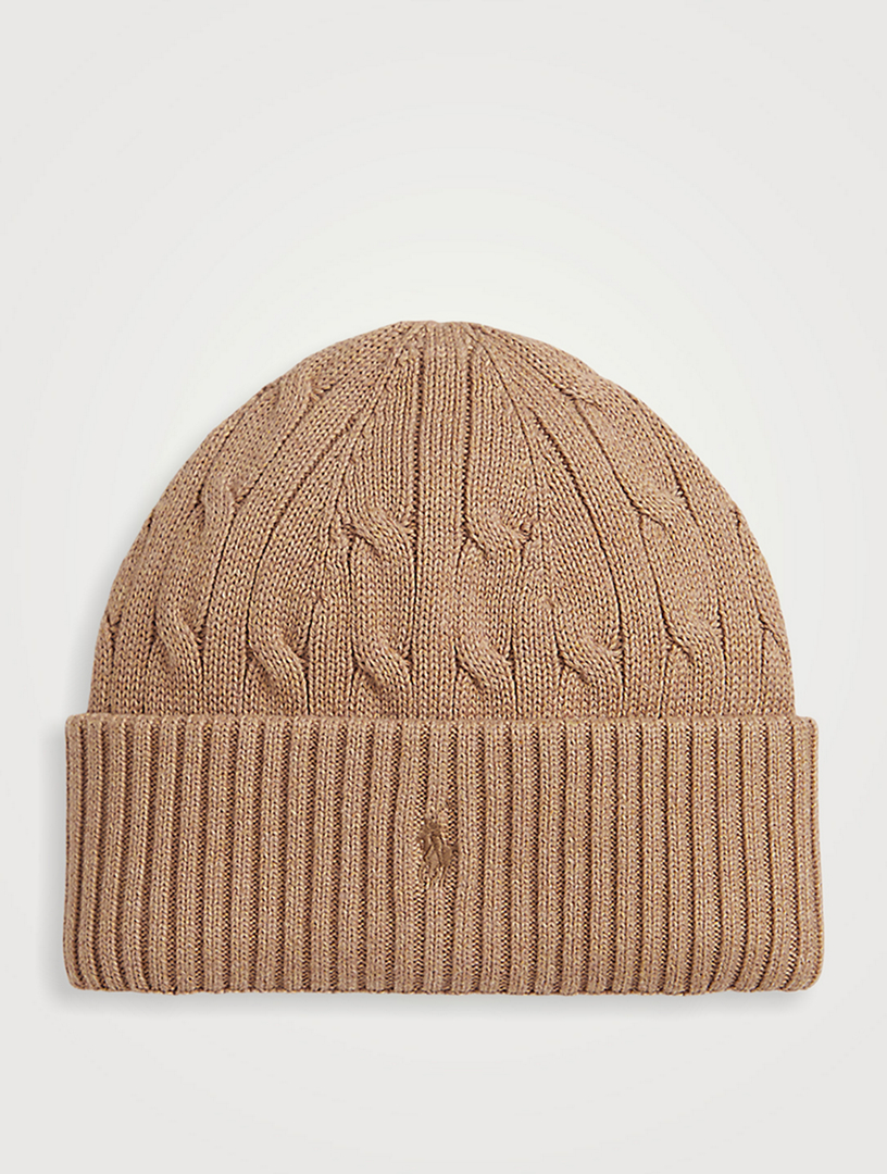 Cable-Knit Cotton Hat