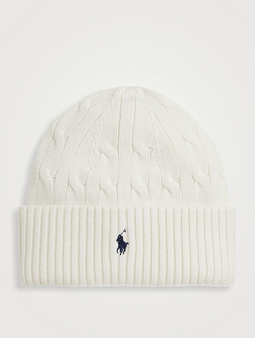 Cable-Knit Cotton Hat