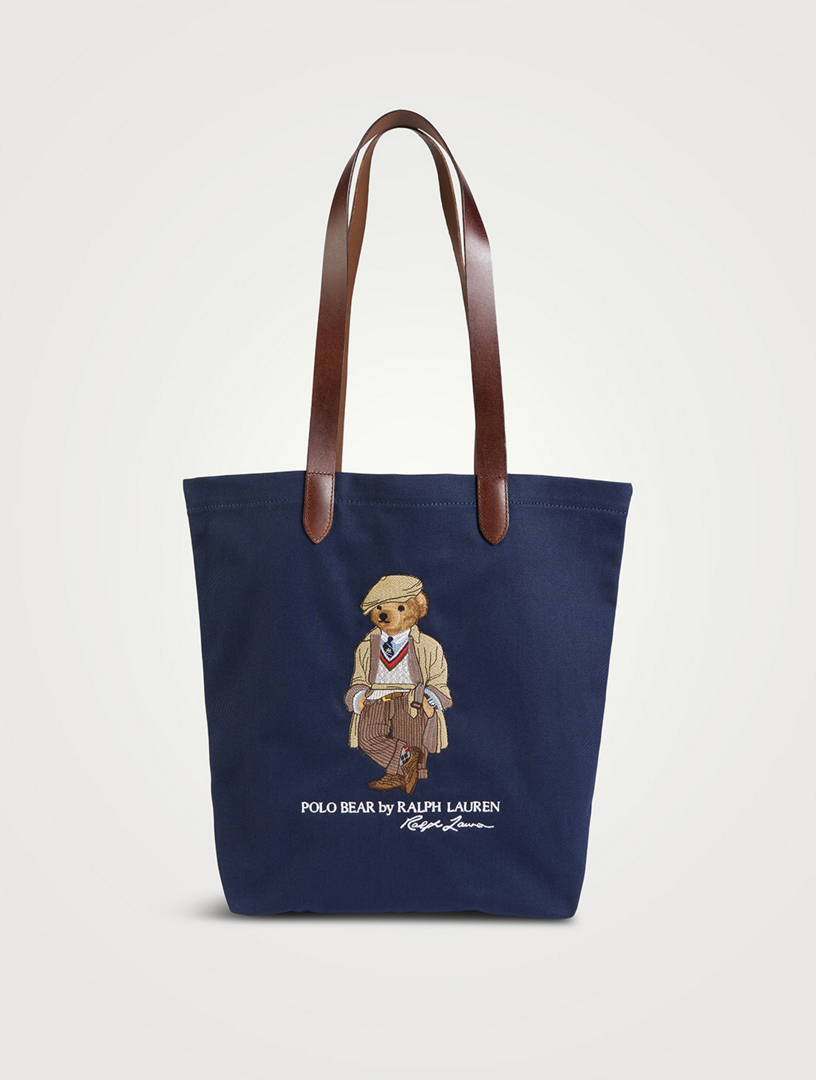 POLO RALPH LAUREN Polo Bear Twill Shopper Tote Bag | Holt Renfrew