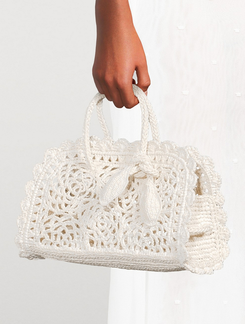 JACQUEMUS Le Petite Turismo Crochet Bowling Bag | Holt Renfrew