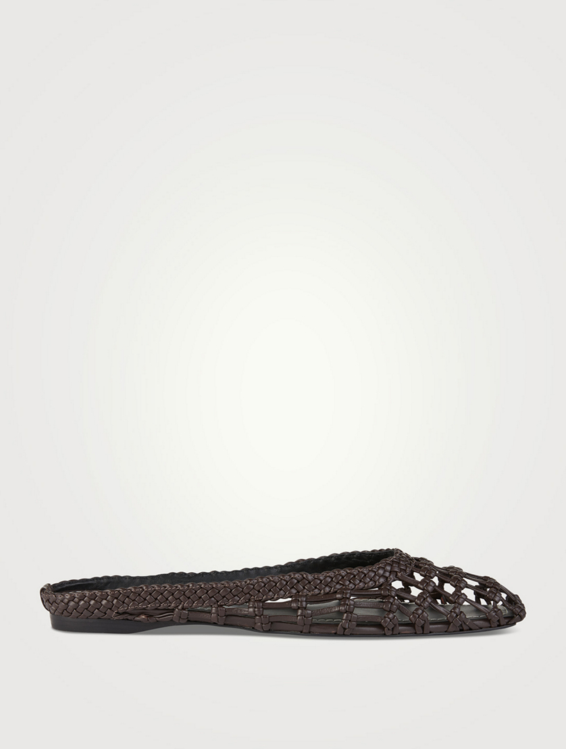 Otto Knotted Leather Mules