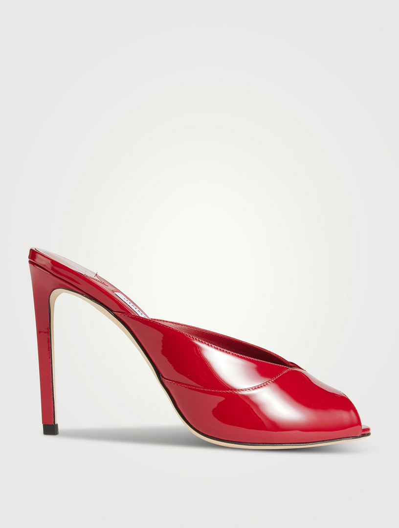 Brigette Patent Leather Mules