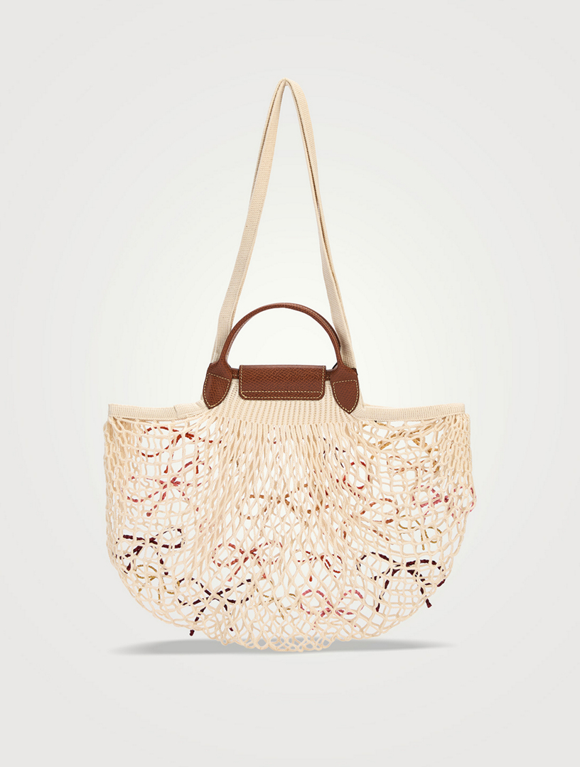 LONGCHAMP Large Le Pliage Filet Top Handle Bag | Holt Renfrew