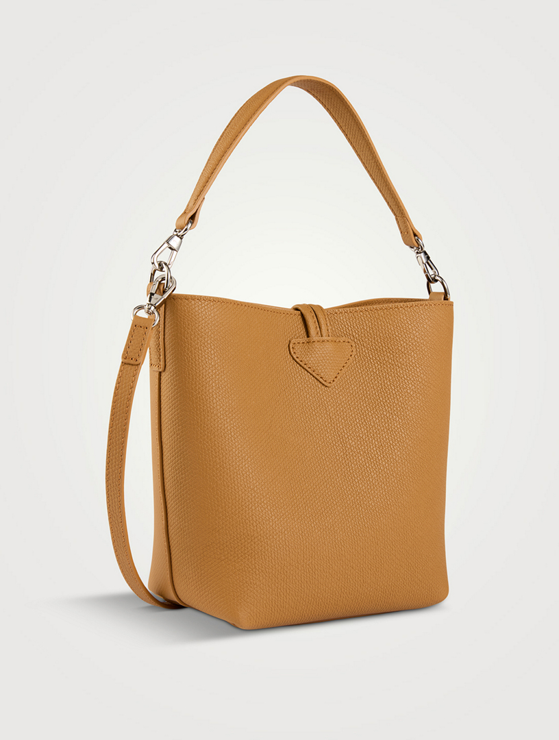 LONGCHAMP XS Le Roseau Leather Bucket Bag | Holt Renfrew