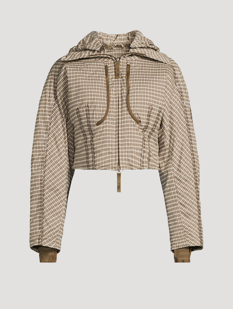 NIKE KNWLS Joan Jacket In Plaid Print | Holt Renfrew