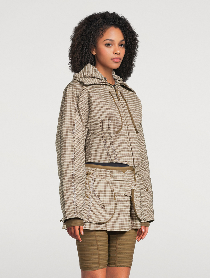 NIKE KNWLS Joan Jacket In Plaid Print | Holt Renfrew