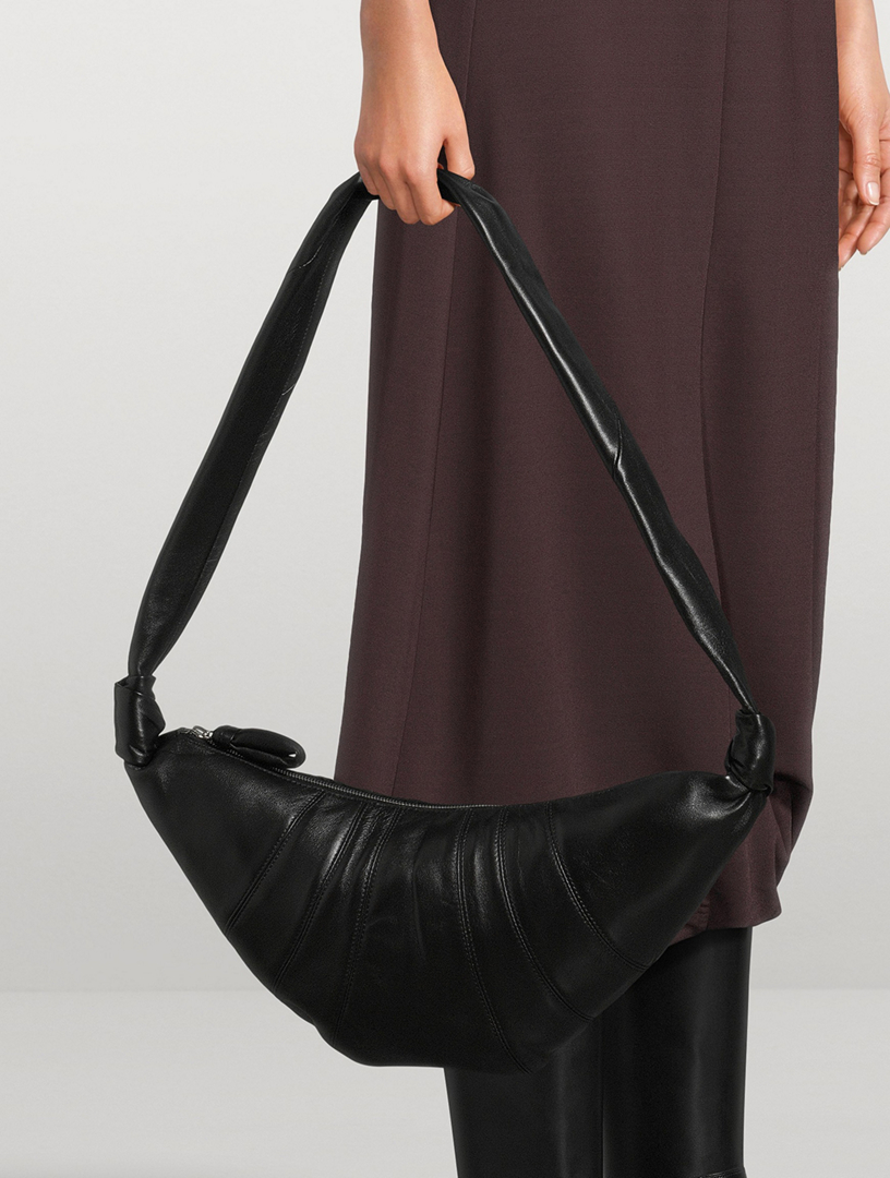 LEMAIRE Medium Croissant Leather Shoulder Bag | Holt Renfrew