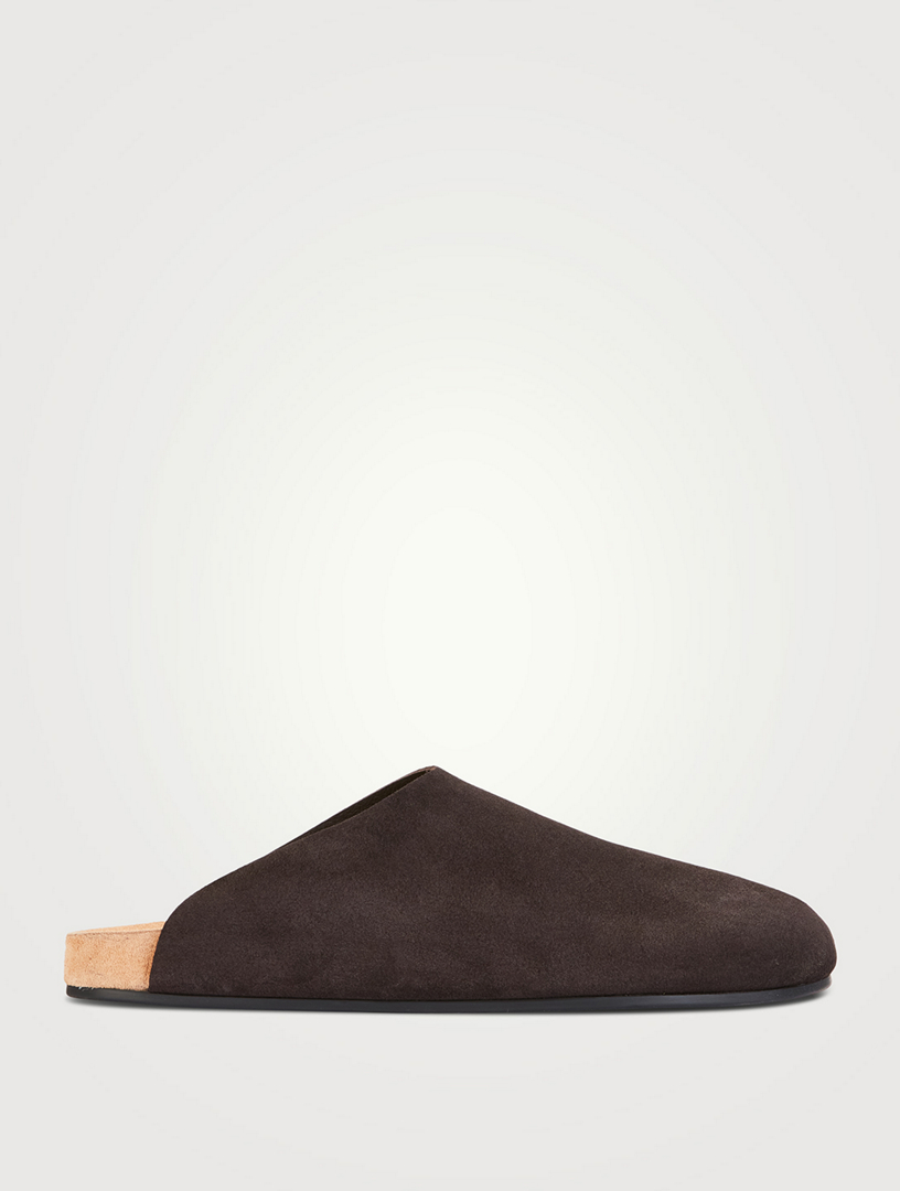Hudson Two Suede Slides