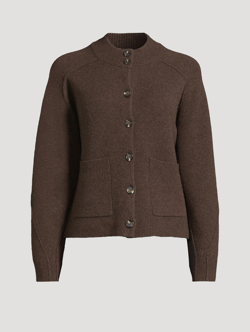 COMME DES GARÇONS PLAY Overlapping Hearts Wool Cardigan | Holt Renfrew