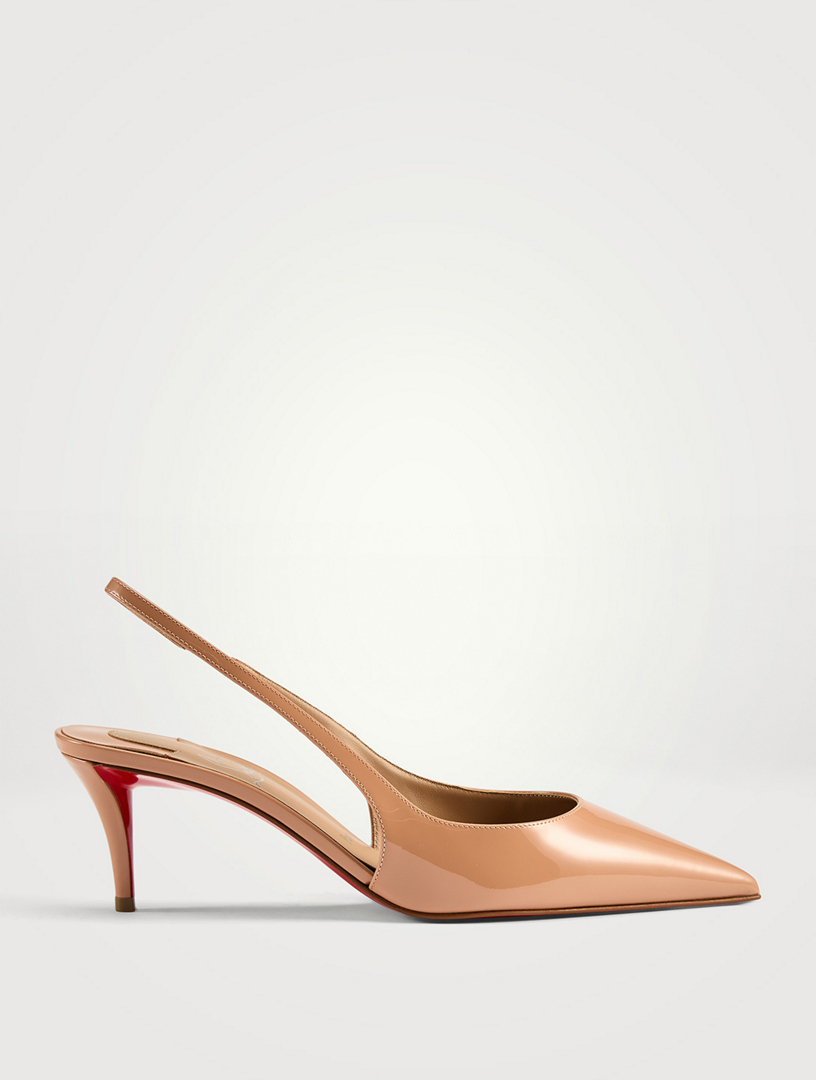 Miss Z Patent Leather Slingback Pumps