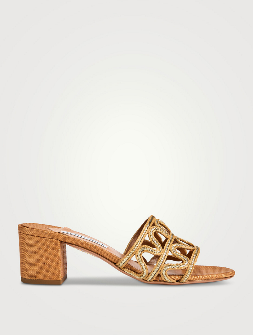 MIU MIU Matelassé Leather Mules | Holt Renfrew