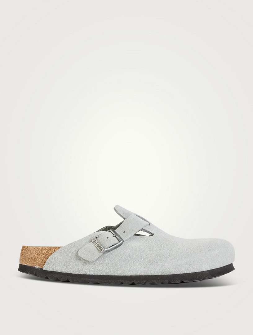 Boston Suede Clogs