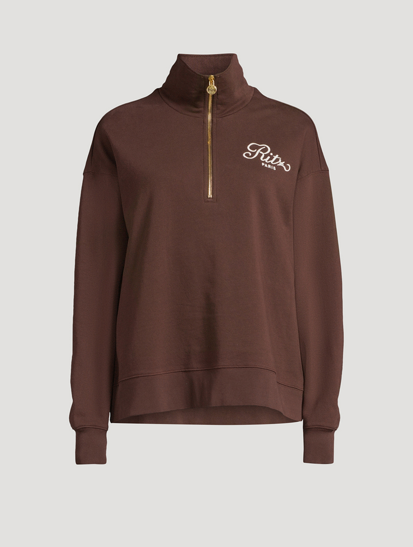 FRAME x Ritz Paris Half-Zip Sweatshirt