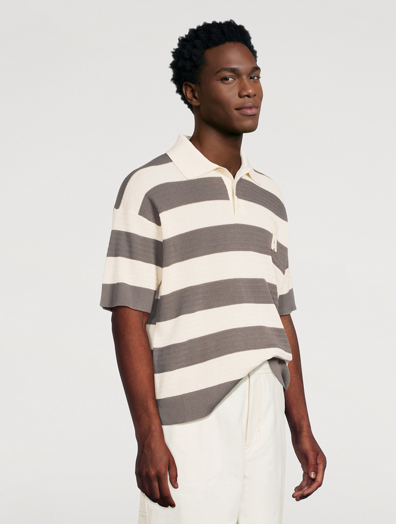 AMI PARIS Ami De Coeur Cotton Polo Shirt | Holt Renfrew