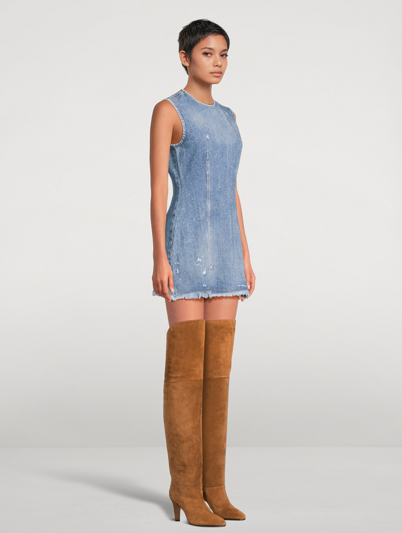 acne denim dress Acne Studios MOREAU DENIM Vintage Women's Blue Denim Dress size 36