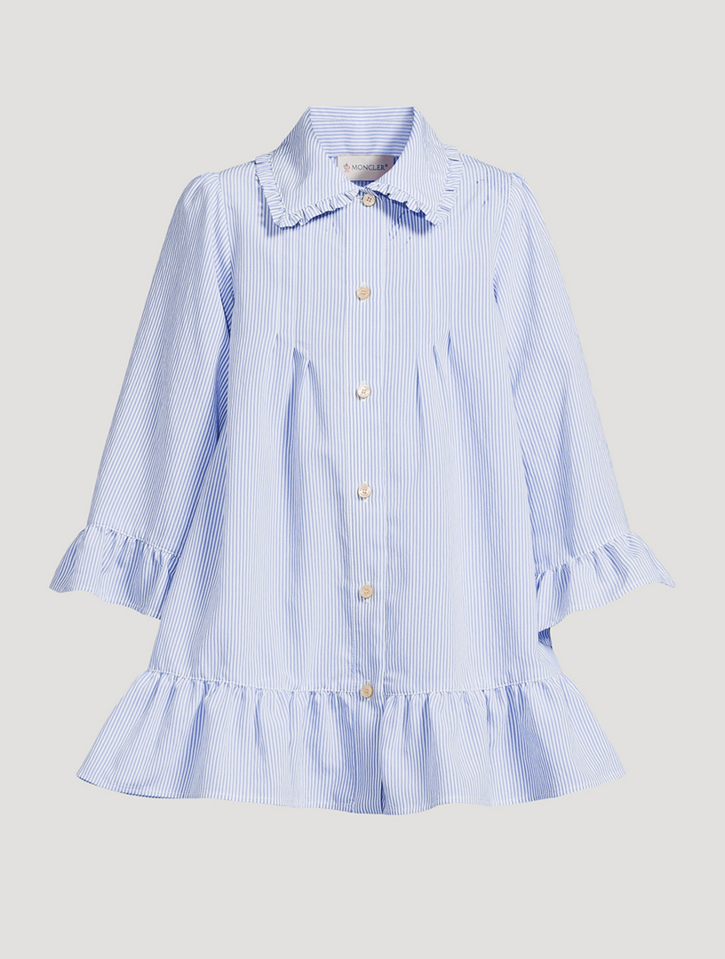 Robe chemisier à rayures