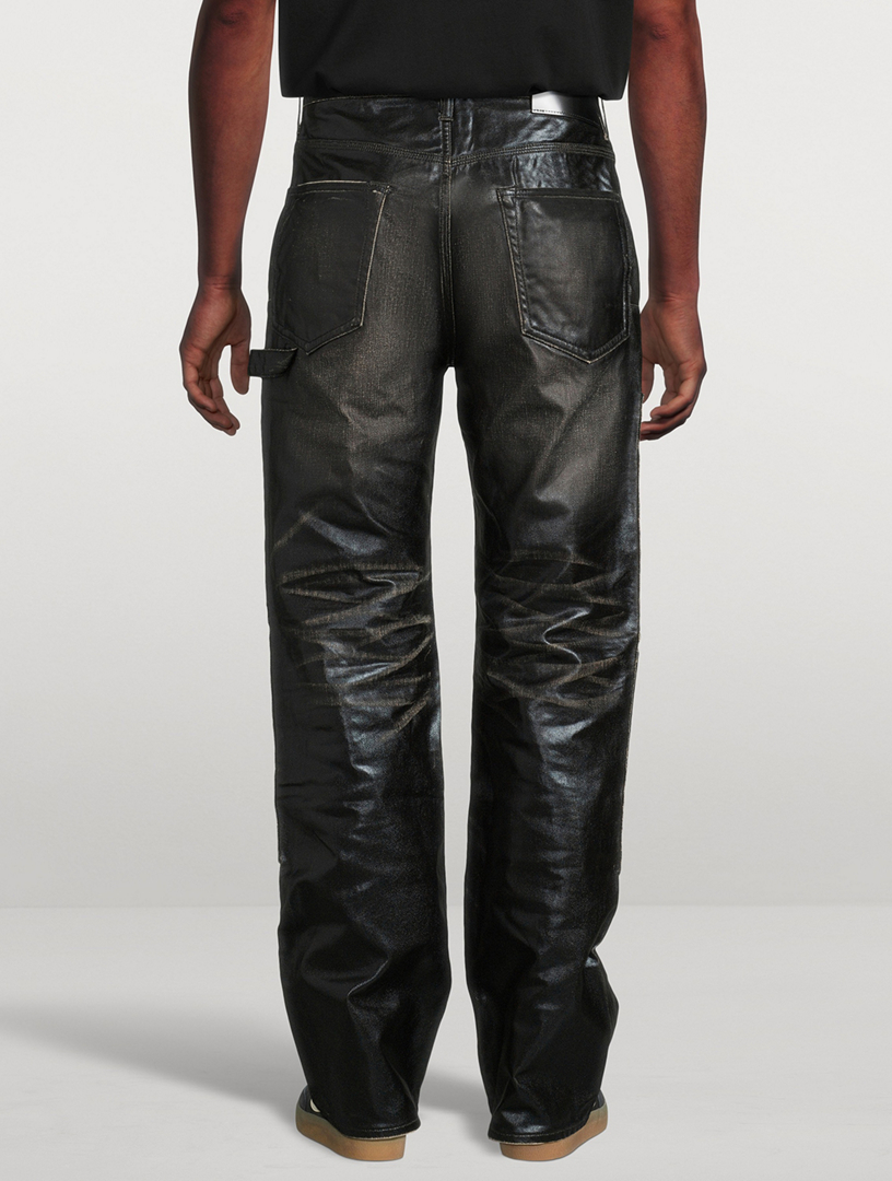 PURPLE BRAND P015 Coated Panel Carpenter Jeans | Holt Renfrew