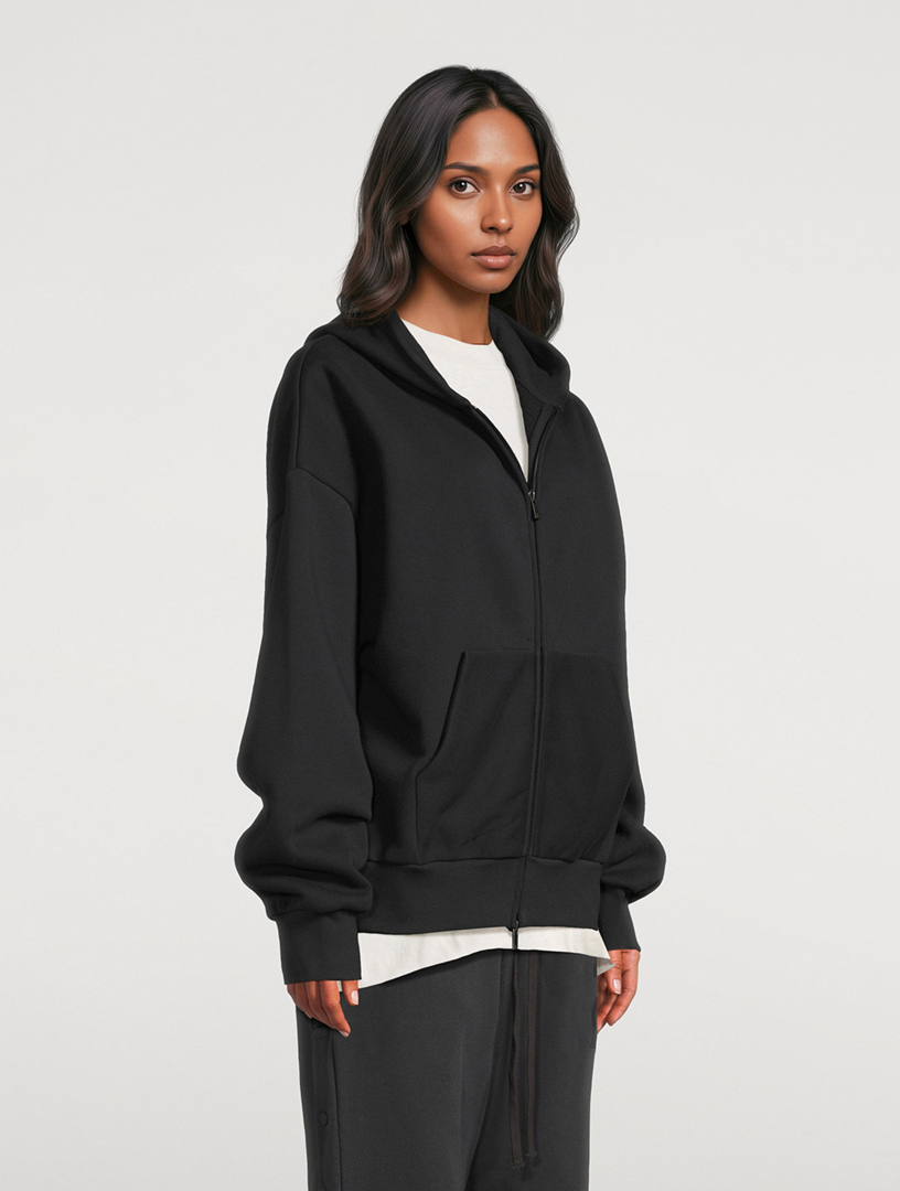 FEAR OF GOD ESSENTIALS Classic Cotton-Blend Zip Hoodie | Holt Renfrew