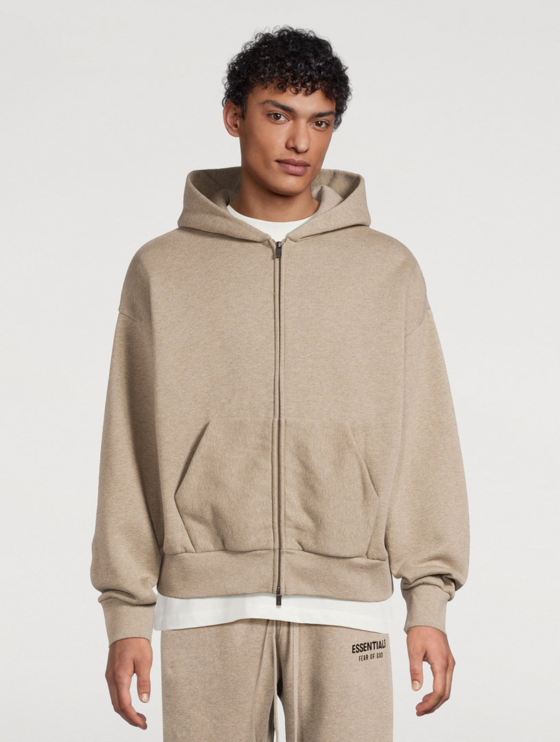 FEAR OF GOD ESSENTIALS Classic Cotton-Blend Zip Hoodie | Holt Renfrew