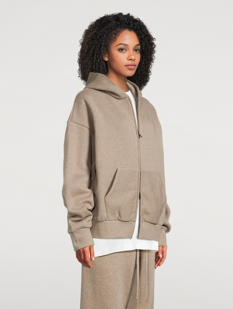 FEAR OF GOD ESSENTIALS Classic Cotton-Blend Zip Hoodie | Holt Renfrew