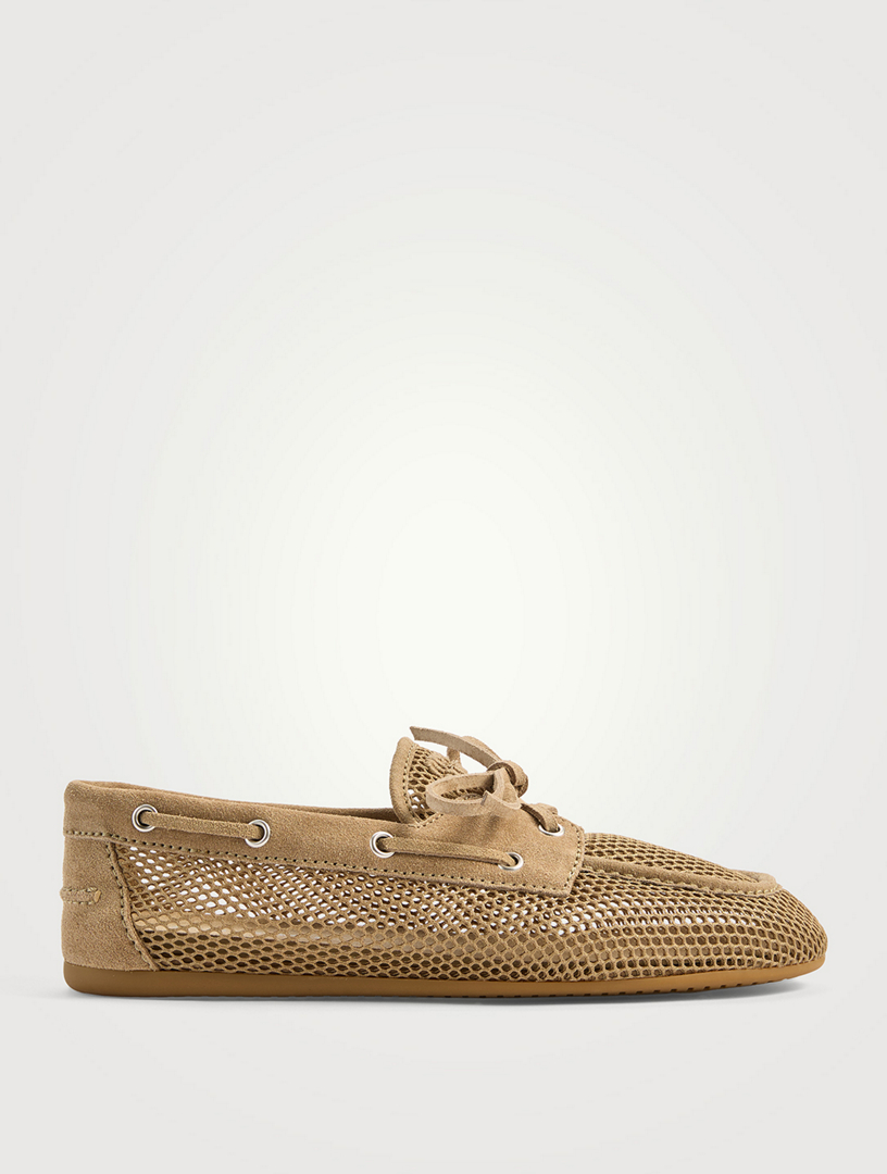 MIU MIU Mesh Boat Shoes | Holt Renfrew