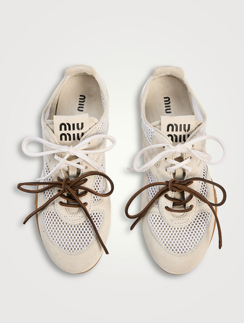 MIU MIU Gymnasium Mesh Sneakers | Holt Renfrew