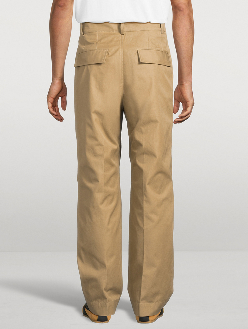 パンツ Dries Van Noten Cotton Long Chino Pants DRIES VAN NOTEN Cotton Straight-Leg Pants | Holt Renfrew